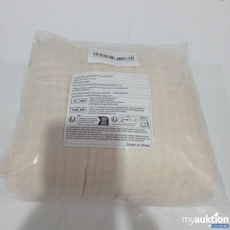 Artikel Nr. 930254 Artikel Nr. 930254: Gauze Blanket 100% Cotton J-SBT