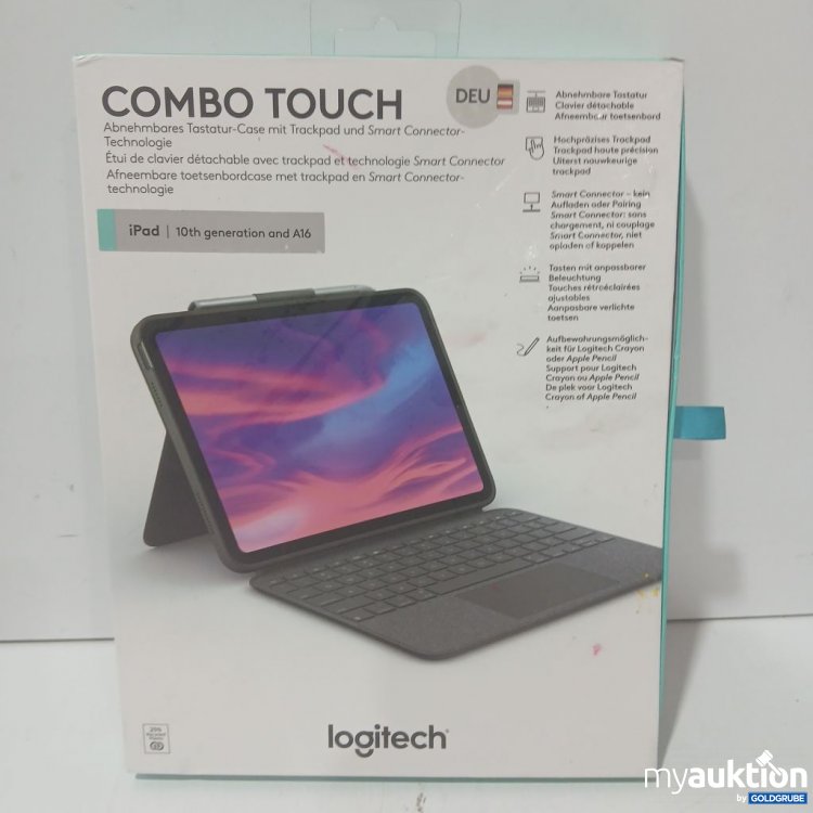 Artikel Nr. 933254 Artikel Nr. 933254: Logitech Combo Touch Tastatur-Case für iPad 10. Generation