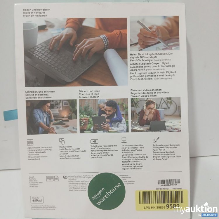 Artikel Nr. 933254: Logitech Combo Touch Tastatur-Case für iPad 10. Generation