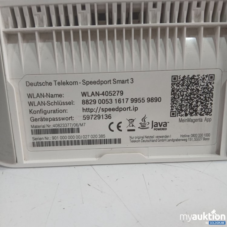 Artikel Nr. 960254: Magenta Speedport Smart 3 