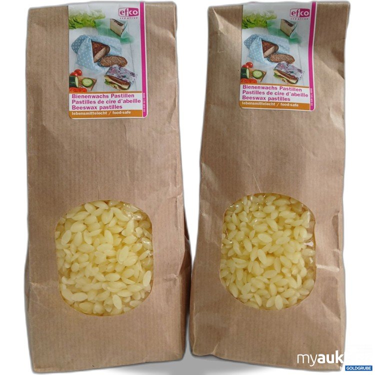 Artikel Nr. 995254 Artikel Nr. 995254: EFCO Bienenwachs Pastillen Lebensmittelecht 2x je 200g
