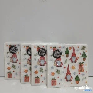 Auktion TableHome Servietten Weihnachtsmotive je 20 Servietten 4x33x33