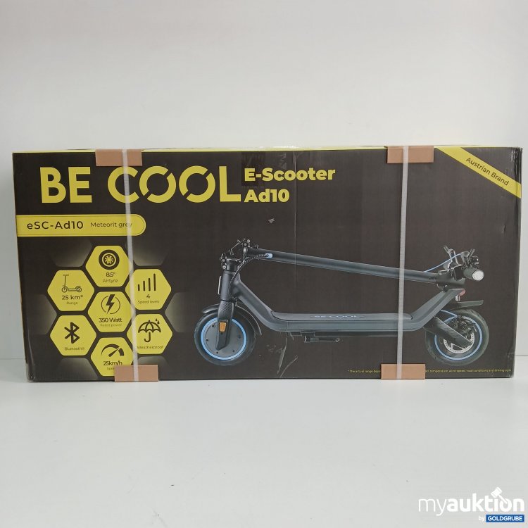 Artikel Nr. 360255 Artikel Nr. 360255: Be Cool E-Scooter eSC-Ad10 Meteorit Grey 4 Speed levels 350Watt