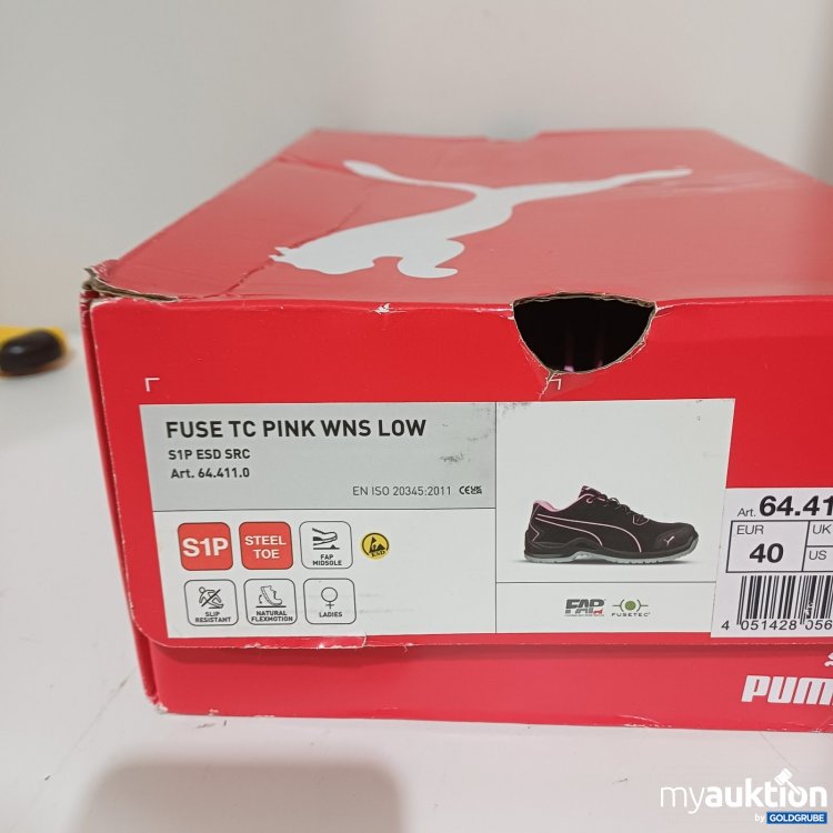 Artikel Nr. 464255 Artikel Nr. 464255: Puma Fuse TC Pink WNS Low Sicherheitsschuhe Gr. 40