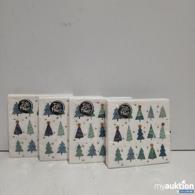 Artikel Nr. 527255 Artikel Nr. 527255: TableHome Servietten Weihnachtsbaum Motiv je 20 Servietten 4x33x33