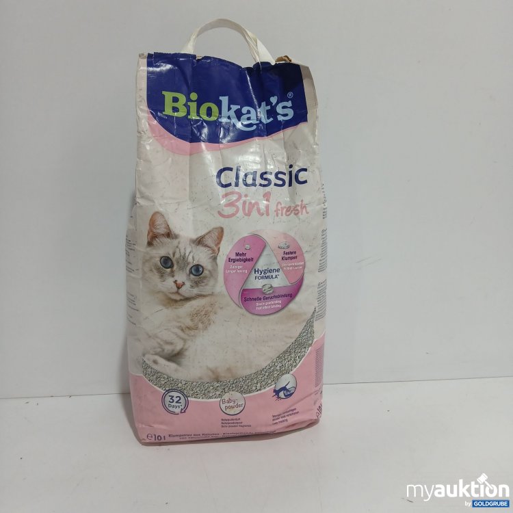 Artikel Nr. 809255: Bio Kats classic 3in1 fresh Katzenstreu 10L