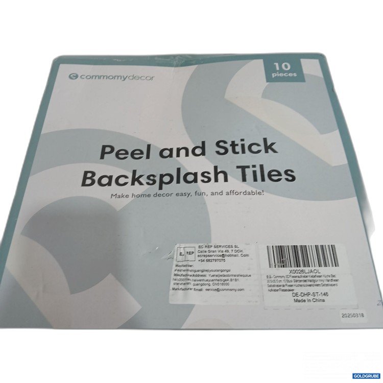 Artikel Nr. 882255: Commomy decor Peel and Stick Backsplash tiles 10Pieces 