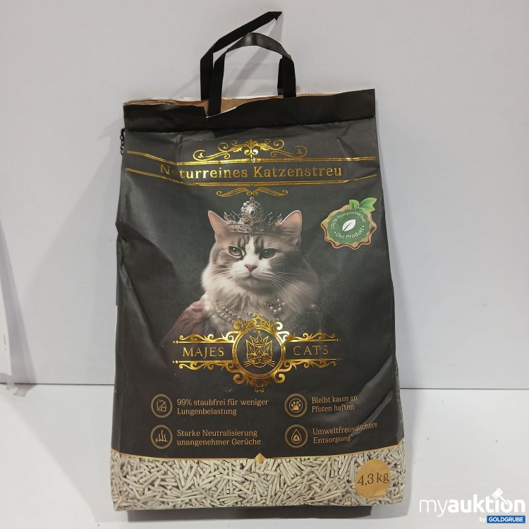 Artikel Nr. 885255: Majes Cats Naturreines Katzenstreu 4.3kg 