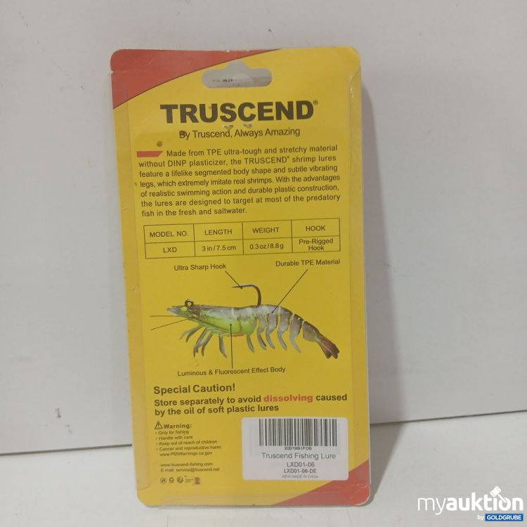Artikel Nr. 933255: TRUSCEND Kunstköder Garnelen 6 Stück