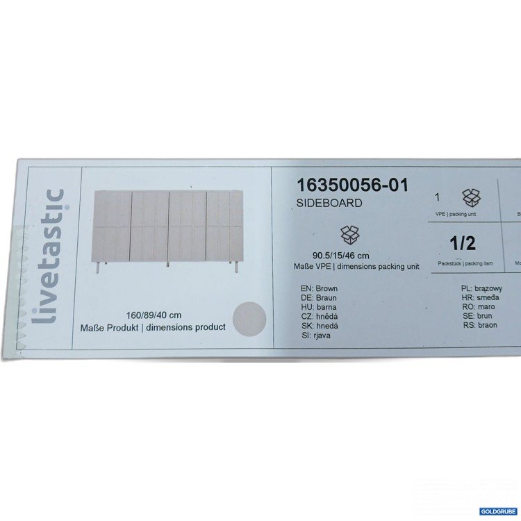 Artikel Nr. 951255: Livetastic Sideboard 16350056-01 braun 