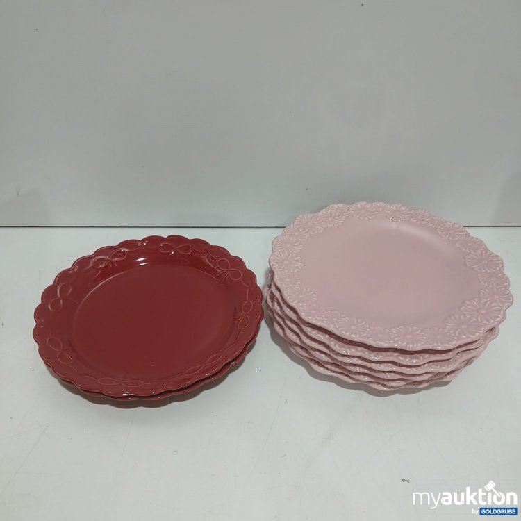 Artikel Nr. 98255: Zebra A/S Diverse Teller Rot und Rosa 8Stk 