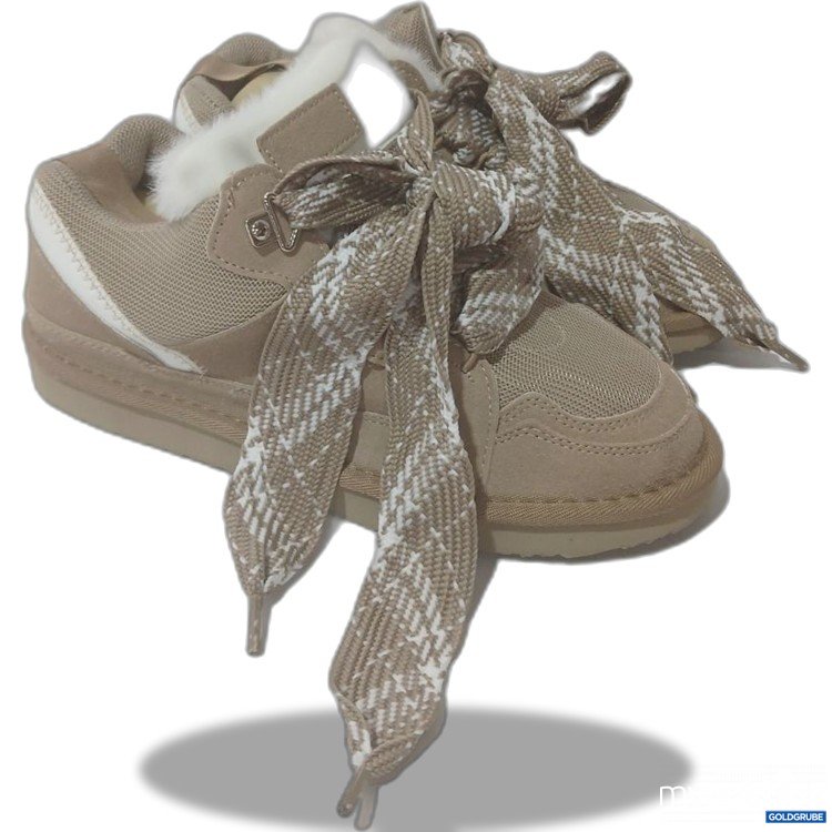 Artikel Nr. 992255 Artikel Nr. 992255: Beige Sneakers mit flauschigem Kragen