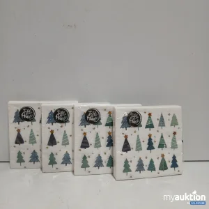 Auktion TableHome Servietten Weihnachtsbaum Motiv je 20 Servietten 4x33x33