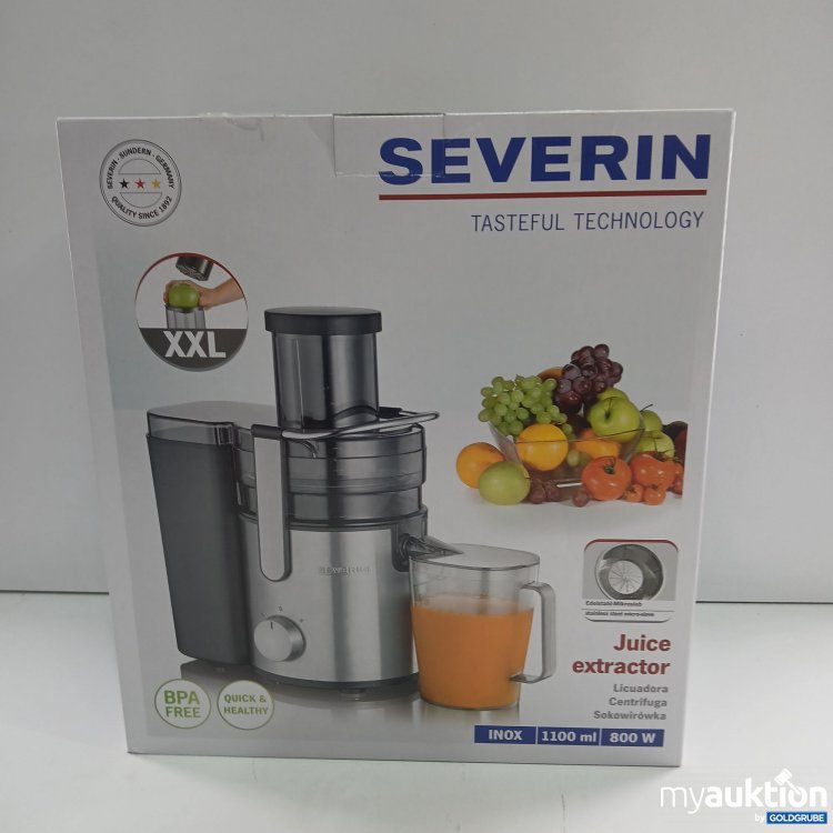 Artikel Nr. 360256 Artikel Nr. 360256: Severin Entsafter Inox 1100ml 800W ES 3570