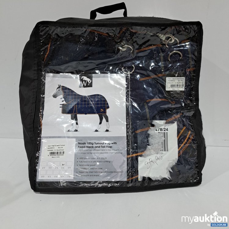 Artikel Nr. 361256: Withaker UK Fix Neck Turnout R422 Pferdedecke, Gr. 5'6, navy/orange
