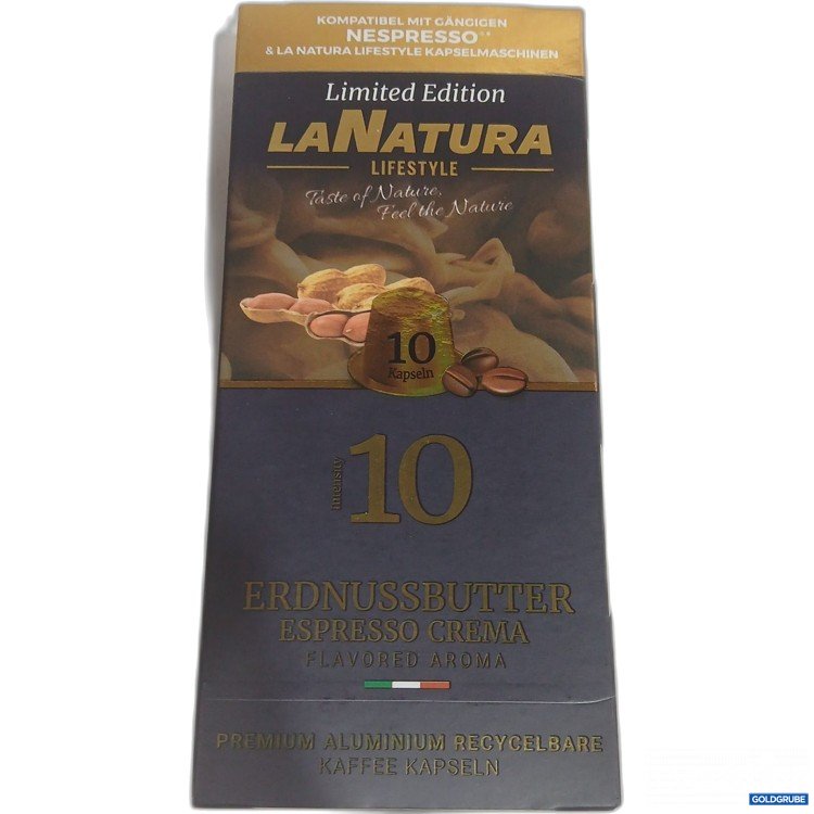 Artikel Nr. 460256 Artikel Nr. 460256: LaNatura Limited Edition Erdnussbutter Espresso Crema 10Kapseln
