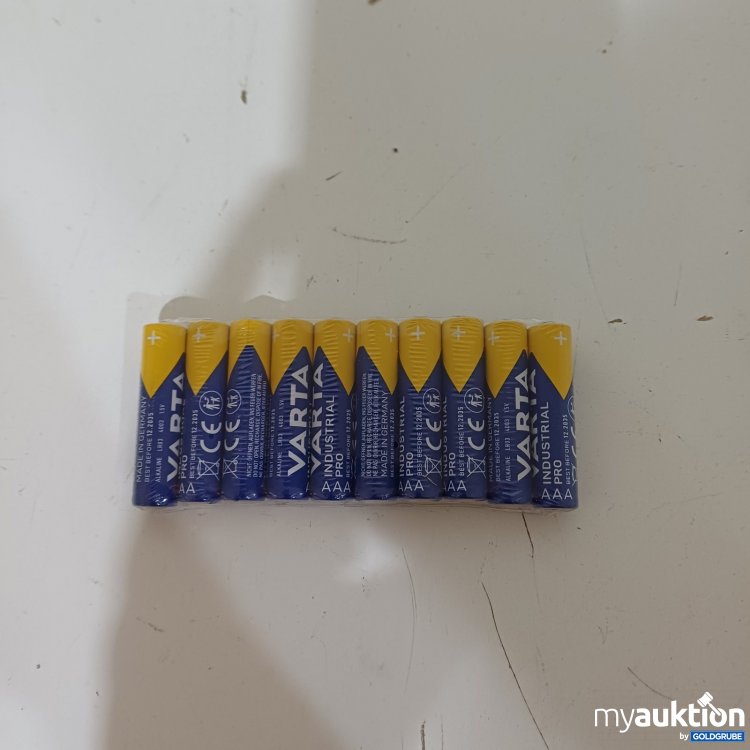 Artikel Nr. 467256 Artikel Nr. 467256: Varta Industrial Pro AAA Batterien 1,5 V, 10Stk.