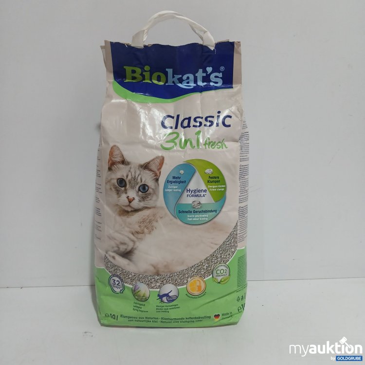 Artikel Nr. 809256: Bio Kats classic 3in1 fresh Katzenstreu 10L