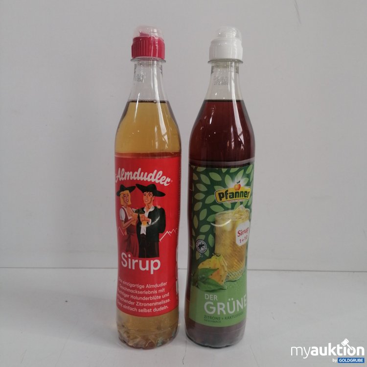 Artikel Nr. 844256: Sirup Pfanner der Grüne und Almdudler 2x0. 7l