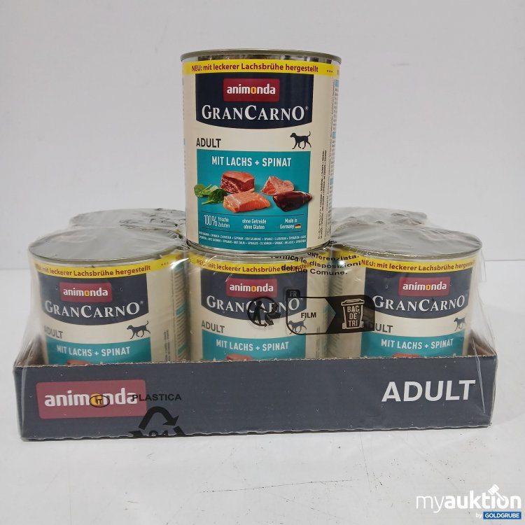 Artikel Nr. 860256: Animonda Gran Carno Hundefutter Lachs&Spinat 6x800g