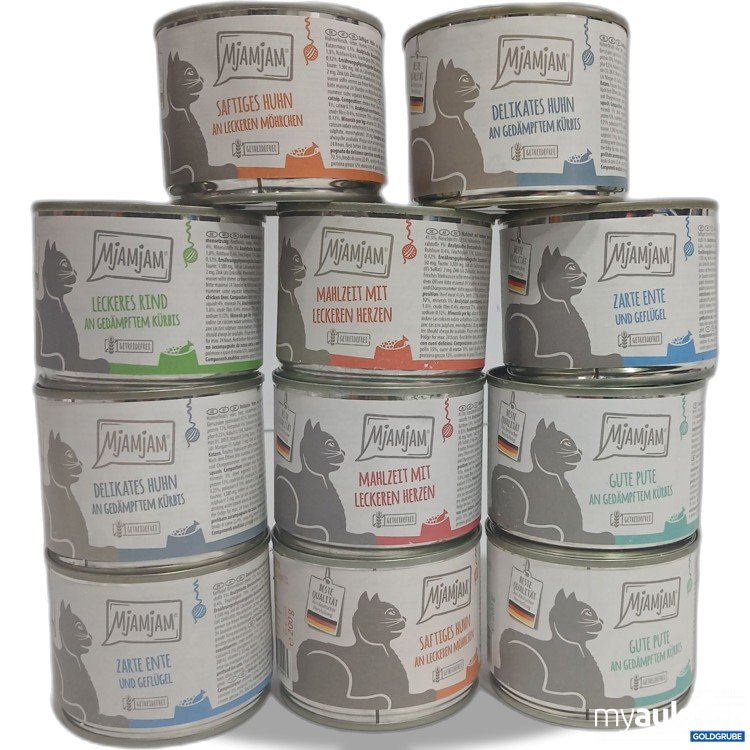 Artikel Nr. 898256: Mjamjam Katzenfutter diverse Sorten 11x200g