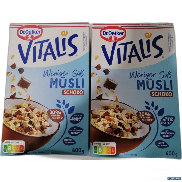 Artikel Nr. 912256 Artikel Nr. 912256: Dr. Oetker Vitalis Weniger Süß Müsli 2x600g