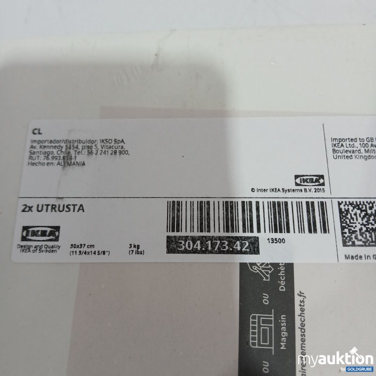 Artikel Nr. 961256: Ikea Utrusta 304 173 42 2x