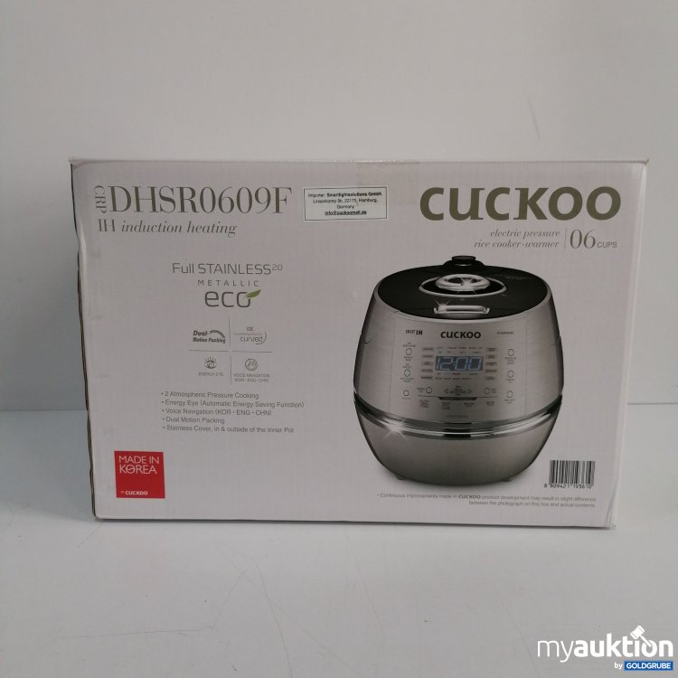 Artikel Nr. 340257 Artikel Nr. 340257: Cuckoo DHSR0609F Reiswärmer/Kocher
