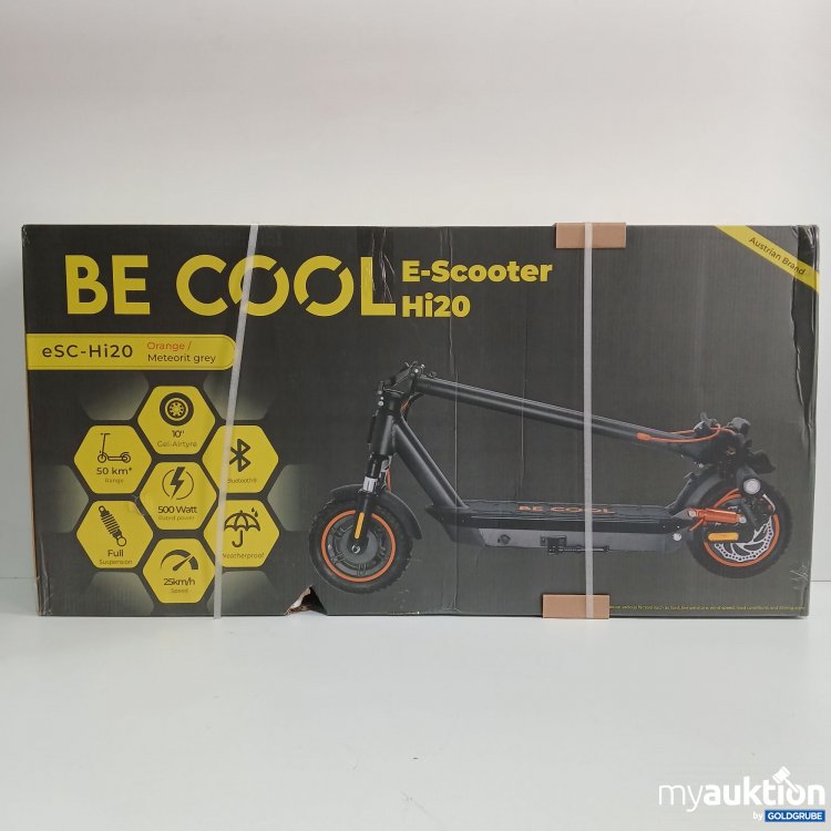 Artikel Nr. 360257 Artikel Nr. 360257: Be Cool E-Scooter eSC-Hi20 Orange/Meteorit grey 500 Watt