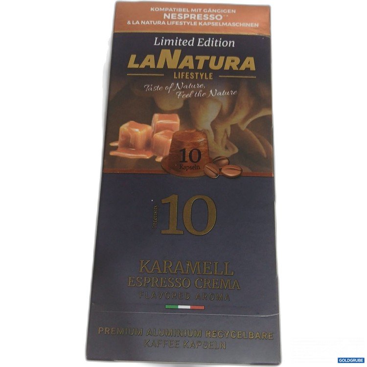 Artikel Nr. 460257 Artikel Nr. 460257: LaNatura Limited Edition Karamell Espresso Crema 10Kapseln