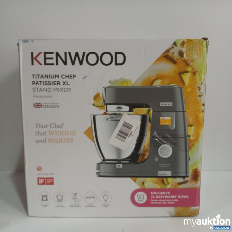 Artikel Nr. 826257 Artikel Nr. 826257: Kenwood KWL Sl Titanium Chef Patissier XL Solo Küchenmaschine Silber 7l 1400Watt