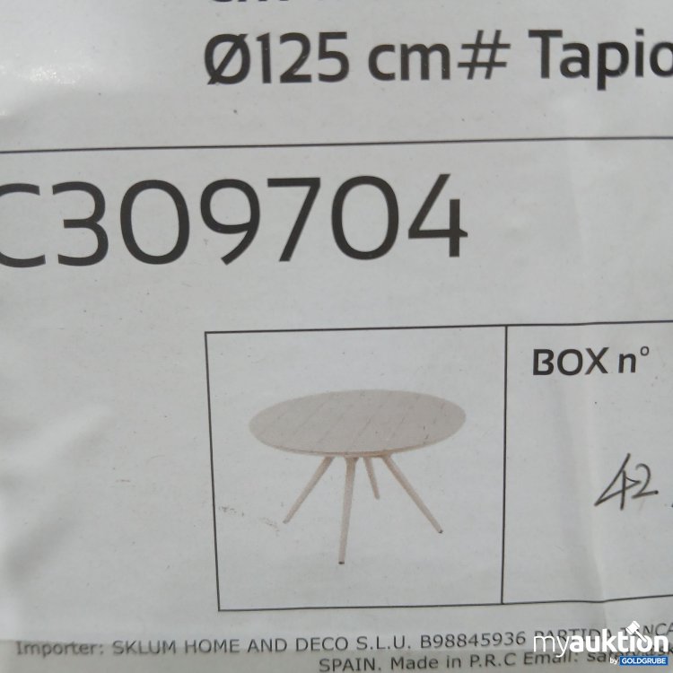 Artikel Nr. 857257 Artikel Nr. 857257: Sklum Aluminium Round Garden Table 100cm Valerie C309704