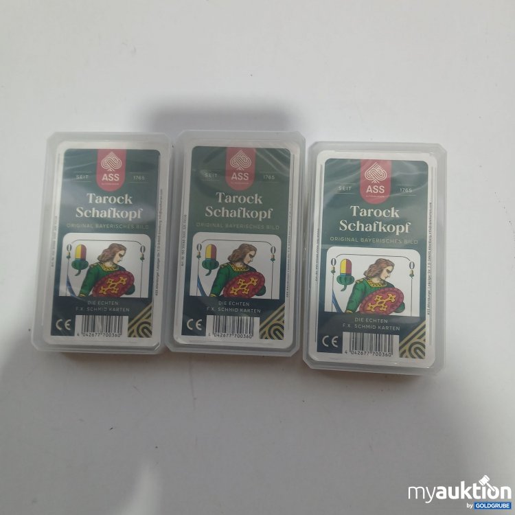 Artikel Nr. 858257 Artikel Nr. 858257: ASS Tarock Schafkopf Karten 3er Pack