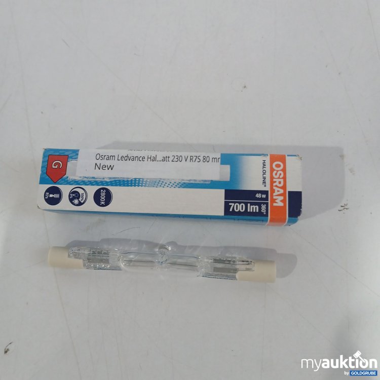 Artikel Nr. 862257: OSRAM Halogenstablampe mit R7s-Sockel 230V 80mm