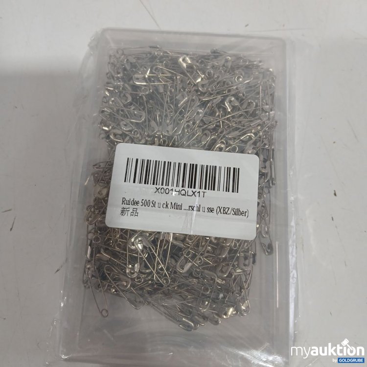 Artikel Nr. 920257: Ruidee Sicherheitsnadeln Mini 500 Stück