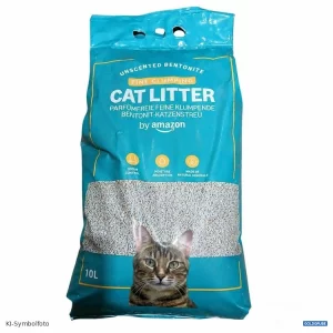 Artikel 472257: amazon 10 l Cat Litter parfümfreie feine klumpende Bentonit-Katzenstreu
