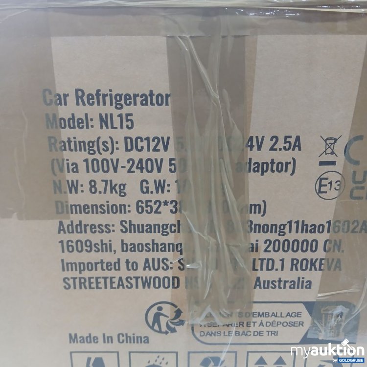 Artikel Nr. 892258: Vevor Car Refrigerator NL15