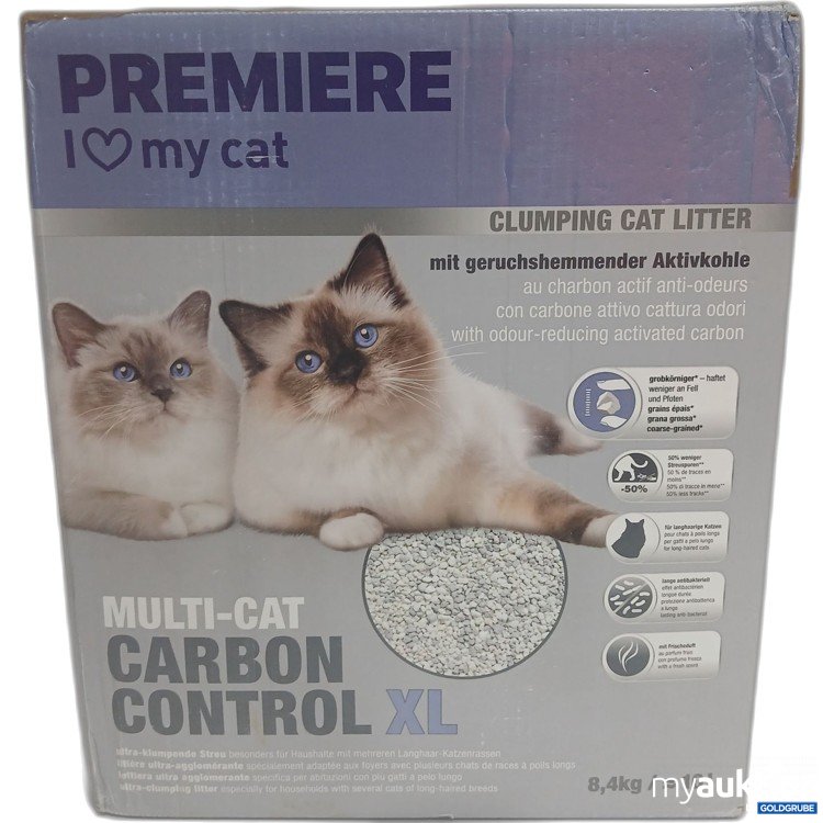 Artikel Nr. 898258 Artikel Nr. 898258: Premiere Multi-cat Carbon Control XL Katzenstreu 8,4kg
