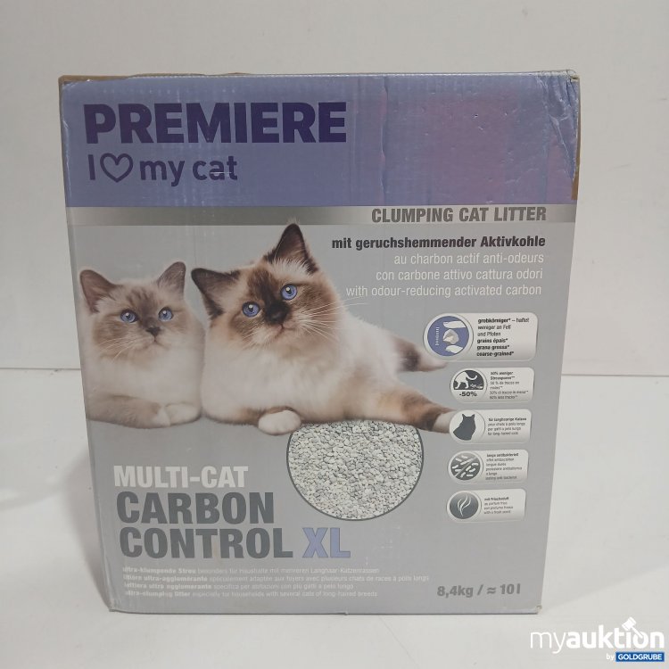 Artikel Nr. 898258 Artikel Nr. 898258: Premiere Multi-cat Carbon Control XL Katzenstreu 8,4kg