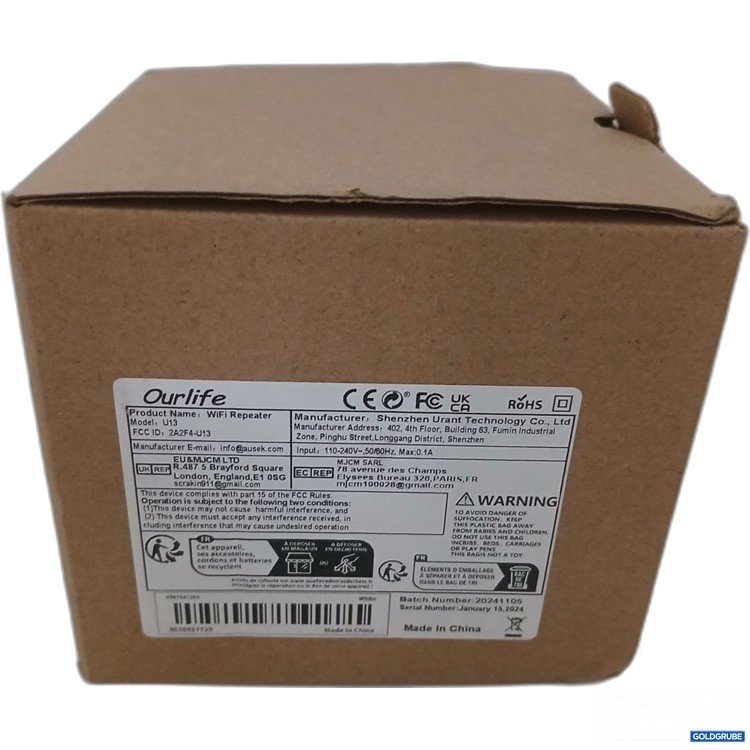 Artikel Nr. 921258: Ourlife WiFi Repeater U13
