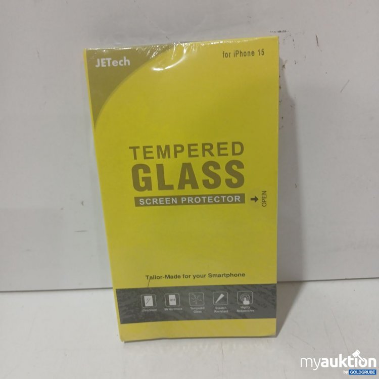 Artikel Nr. 933258 Artikel Nr. 933258: JETech Tempered Glass Screen Protector für iPhone 15