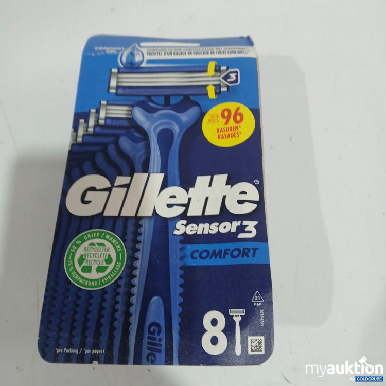 Artikel Nr. 967258: Gillette Sensor3 Komfort Rasierklingen