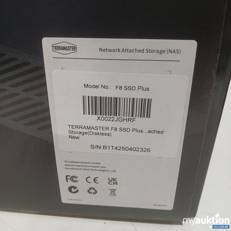 Artikel Nr. 98258: Terramaster 8-Bay All-SSD NAS Model: F8 SSD Plus 