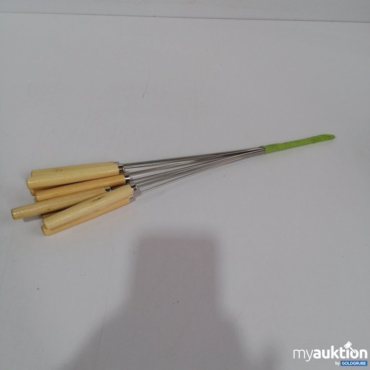 Artikel Nr. 840259: Mezallspieße mit Holzgriff 33cm, 10Stk 