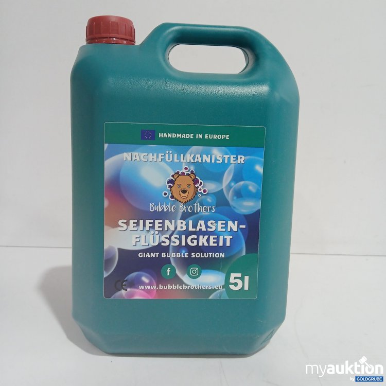 Artikel Nr. 866259: Bubblebrother Nachfüllkanister für Seifenblasen 5L