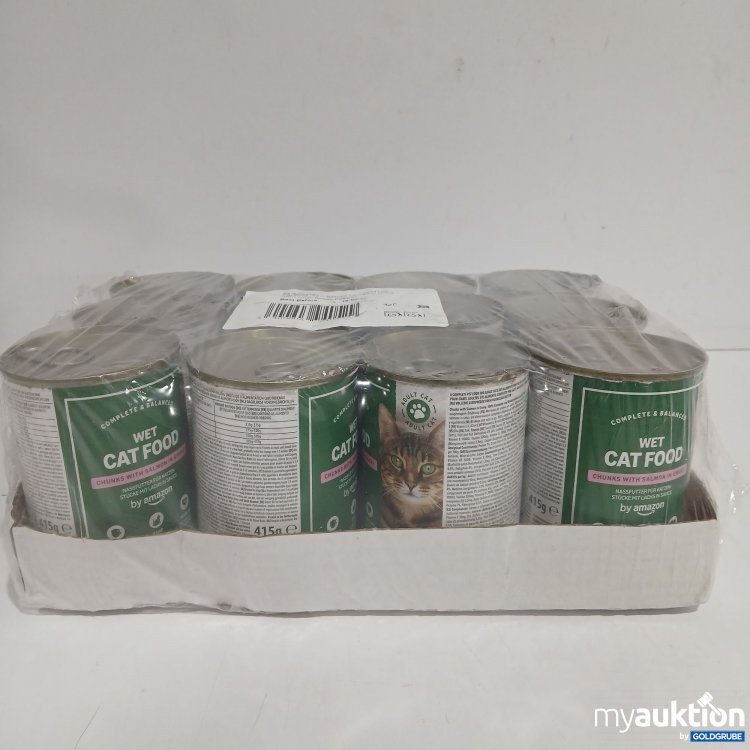 Artikel Nr. 876259 Artikel Nr. 876259: Amazon Katzenfutter Salmon Chunks in Gravy 12x415g