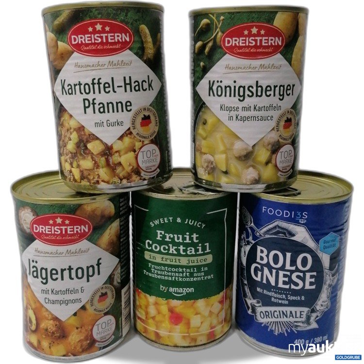 Artikel Nr. 886259: Diverse Konserven 5x400g