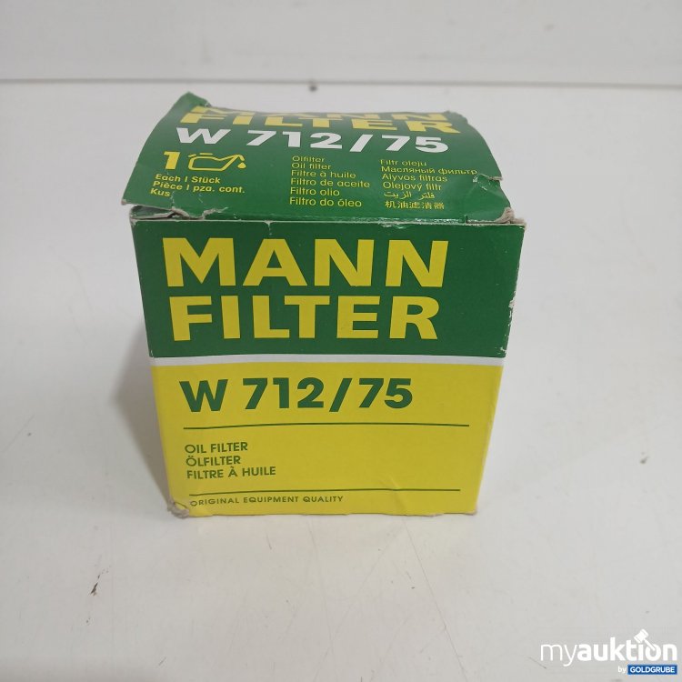 Artikel Nr. 894259: Mann Filter W712/75 
