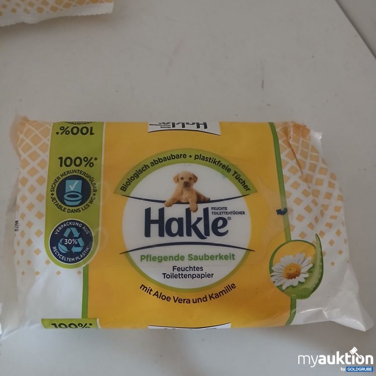 Artikel Nr. 921259: Hakle Feuchttücher Pflegende Sauberkeit 5x100 Stück