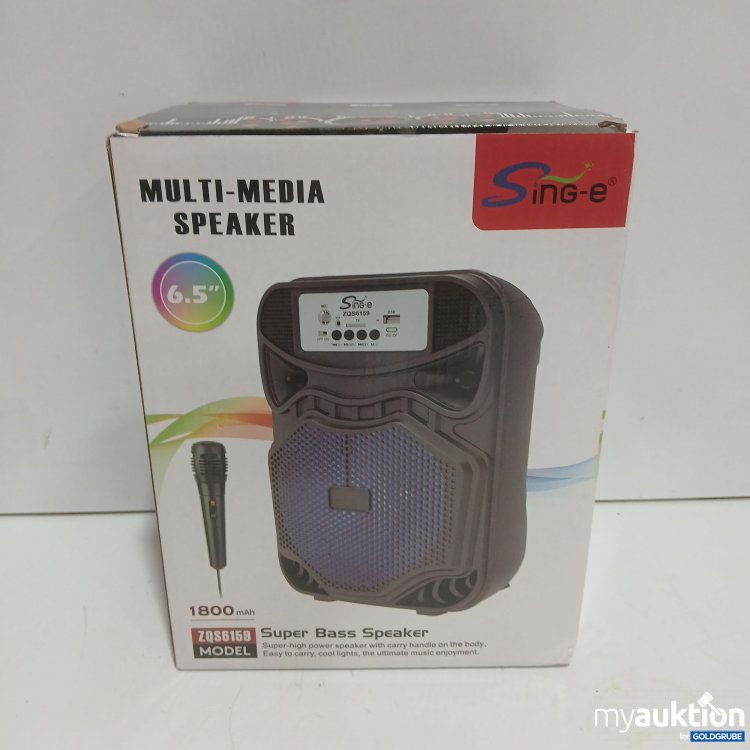 Artikel Nr. 98259: Sing-e Multi Media Speaker 6.5" Super Bass Speaker 